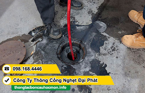Thông cống nghẹt xã Bà Điểm