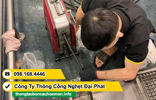 Công ty thông tắc cống xã Đông Thạnh