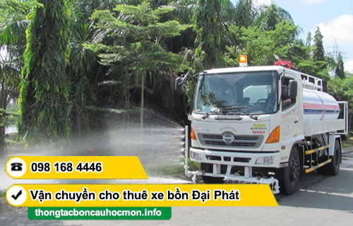Vận chuyển và cho thuê xe tưới cây TP.HCM