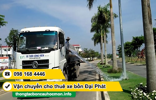 Vận chuyển và cho thuê xe tưới cây TP.HCM