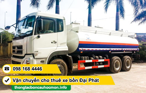 Vận chuyển và cho thuê xe chở nước sạch TP.HCM