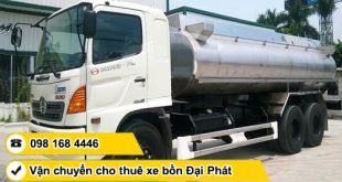 Vận chuyển và cho thuê xe chở nước sạch TP.HCM