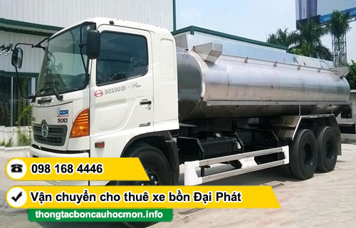 Vận chuyển và cho thuê xe chở nước sạch TP.HCM